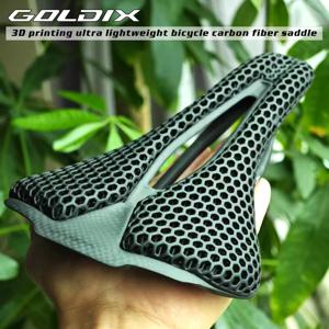 GOLDIX 3D 프린팅 자전거 탄소 새들, 초경량 고속도로 MTB 레이싱 새들, 자전거 쿠션, 자전거 시트 액세서리