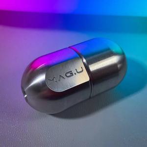 Fidget 슬라이더 마그네틱 푸시 슬라이더 금속 EDC 핸드 스피너 Fidget 장난감 자폐증 감각 장난감 ADHD 불안 스트레스 릴리프