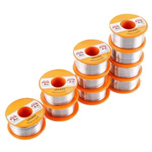 50/100g 0.5mm-2mm 무세척 로진 코어 솔더 주석 와이어 릴 63/37 CF-10 2% 플럭스 및 낮은 융점 포함 전기 DIY 용접용