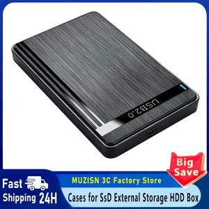 2.5인치 SATA to USB3.0 HDD 인클로저 모바일 하드 드라이브 케이스 SSD 외장 스토리지 HDD 박스 USB3.0/2.0 케이블 포함 ABS
