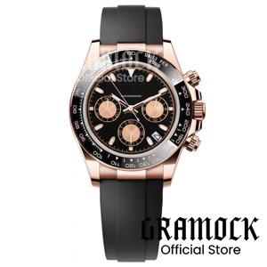 39mm 쿼츠 크로노그래프 남성용 야광 시계 방수 로즈 골드 VK63A 스포츠 남성용 시계 사파이어 글라스 4시 방향 날짜창