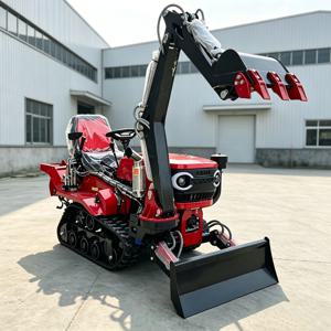 미니 경운기 25HP 35HP 로터리 크롤러 트랙터 농업용 도저 트랙터 (농장, 정원, 과수원용 어태치먼트 포함)