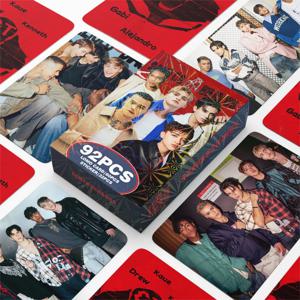 92pcs 새 앨범 SantosBravos 포토 카드 스티커 Kpop Merch Lomo 카드 세트 팬 컬렉션 카드 선물