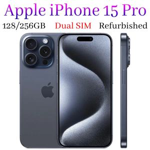 중고 아이폰 15 프로, 잠금 해제된 상태, 6.1인치 OLED 디스플레이, A17 프로 칩셋, 48MP 트리플 카메라, 5G, 페이스 ID, NFC, 티타늄 프레임, 256GB 저장 용량 스마트폰