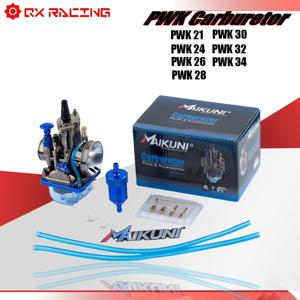 오토바이 21 24 26 28 30 32 34mm 범용 카뷰레터, Keihin Maikuni PWK 카뷰레터, 파워 제트가 장착된 스쿠터 ATV, 더트 바이크용