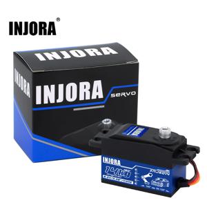 INJORA 메탈 기어 14KG INJS014 1/10 RC 온로드 투어링 드리프트 카 Tamiya Kyosho 헬리콥터 모델 용 디지털 로우 프로파일 서보