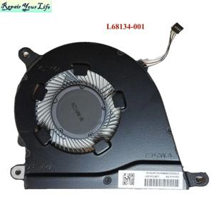 L68134-001 CPU 냉각 선풍기, HP 파빌리온 15-DY 14-DQ TPN-Q221 ND75C07-19A18 L68133 ND55C41-19A19 노트북 PC 쿨러 라디에이터
