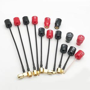 새로운 Lollipop 4 더 작고 가벼운 5.8G 2.5dBi 이득 RHCP 안테나 RC FPV 레이싱 드론 모델용 SMA RP-SMA MMCX UFL 커넥터