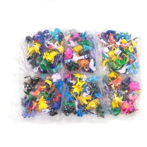 24PC 포켓몬 피카추 미니 피규어 Charizard Charmander Squirtle Venusaur PVC 컬렉션 입상 어린이 Juguetes Toys