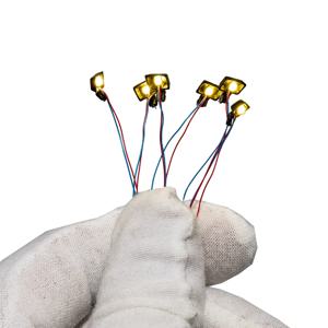 10Pcs 소형 3V 램프 모델 Led 조명 Diy 모래 테이블 철도/버스 정류장 실내 집 장면 레이아웃 재료 디오라마 키트