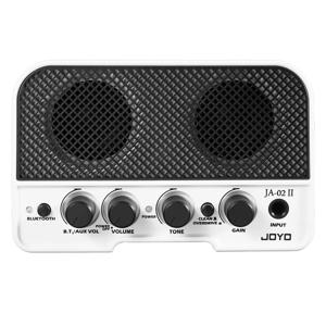 JOYO JA-02 II 일렉트릭 기타 앰프 휴대용 5W 충전식 블루투스 헤드폰 기타 앰프 클린 & 오버드라이브 채널