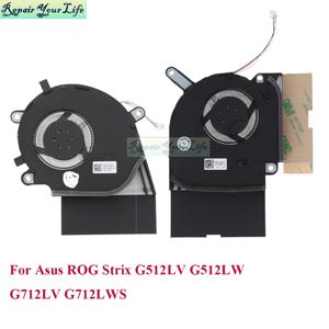 Asus ROG Strix G512LV G512LW G712LV G712LWS PC 냉각 팬 DFSCK 용 노트북 CPU GPU 팬 쿨러 22115181 엘 FLKP 13NR01N0P08013