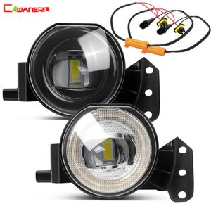 2 X 천사 눈 안개등 DRL BMW E46 E60 E63 E90 525i 530i 545i 550i 323i 325i Canbus 자동차 LED 안개 주간 러닝 램프 9006