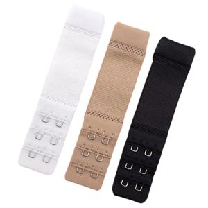 3 개/대 2 후크 브래지어 익스텐더 여성용 탄성 브래지어 확장 스트랩 후크 클립 확장기 조절 가능한 벨트 버클 친밀한 액세서리