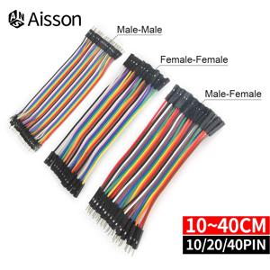 10/20/40PIN 케이블 듀퐁 라인 10cm 20cm 30cm 남성-남성 여성-여성 남성-여성 점퍼 듀퐁 와이어 케이블 PCB DIY 용