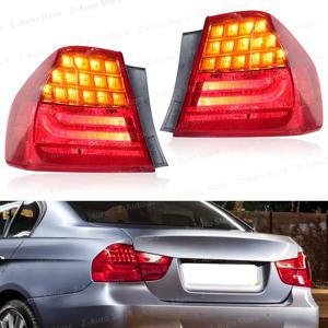 BMW 3 시리즈 E90 2008-2011 용 후방 테일 램프 라이트 LED 라이트 후면 미등 스톱 브레이크 라이트 안개 63217289425 63217289426
