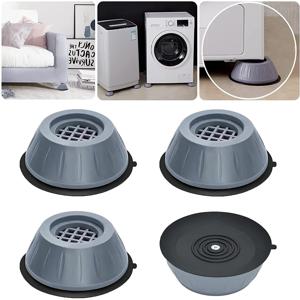 1/2/4PCS 방진 피트 패드 고무 다리 슬립 스톱 사일런트 스키드 라이저 매트 세탁기 지원 댐퍼 스탠드 가구