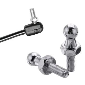 2Pcs M6/M8 범용 가스 스트럿로드 엔드 피팅 볼 핀 커넥터 자동차 앞 보닛 트렁크 부츠 홈용 조인트 밸브 스레드 헤드