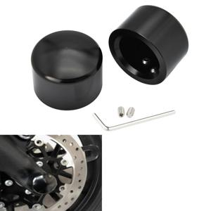 할리 데이비슨 스포스터 883 XL1200 X48 다이나 CVO 팻밥 FXDFSE 블랙라인 FXS용 앞바퀴 액슬 나사 너트 볼트 커버 허브 캡