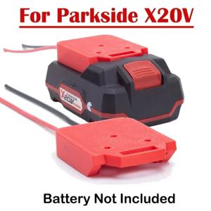 리튬 배터리 컨버터 어댑터 리들 파크사이드 X20V 리튬 파워 커넥터 도킹 파워 2선 출력 DIY 플레이트 14WA