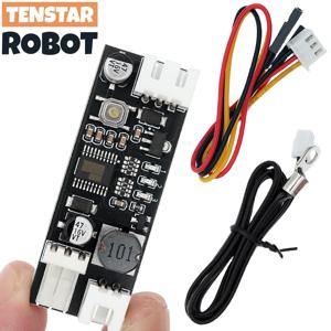 단일 12V 0.8A DC PWM 2-3 와이어 팬 온도 제어 속도 컨트롤러 섀시 컴퓨터 Noiseor PC CPU 쿨러 팬 알람 STK IC