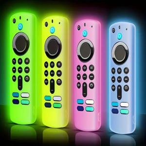 Alexa Voice Remote(3세대) L5B83G 2021 출시, Fire TV Stick 4K 2세대(2021)용 실리콘 야광 리모컨 커버