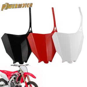혼다 CRF250R CRF250RX CRF450R CRF450RX 2017-2020 CRF 250/450 RX Motocross 용 먼지 핏 자전거 오토바이 전면 번호판