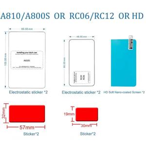70mai 대시캠 A810 A810S A800S 마운트 스티커 고정 스티커 70MAI 후방 카메라 RC06 RC12 스티커에 적합