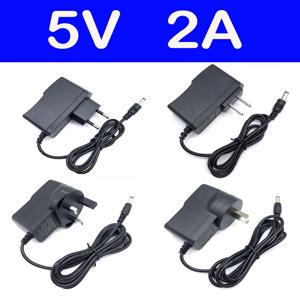 1PCS 새로운 DC 5V 2A 변환기 어댑터 AC 100V-240V 5V2A 2000mA 전원 공급 장치 T95 X96 Max H96 안드로이드 TV 박스 용 EU 미국 영국 AU 플러그