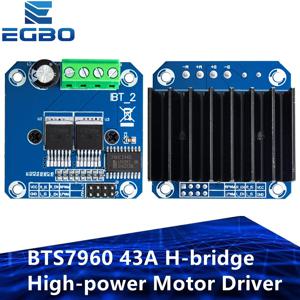1~2PCS H-브리지 고전력 모터 드라이버 모듈, Arduino용 DIY 스마트 자동차 전류 진단, Double BTS7960, 43A, EGBO