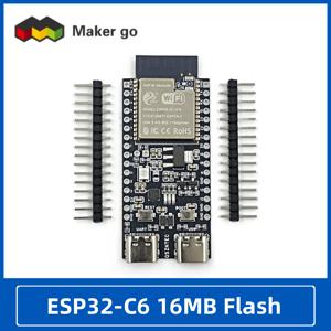 ESP32-C6 16MB 플래시 ESP32 WiFi + Bluetooth 사물 인터넷 ESP 개발 보드 코어 보드 ESP32-C6-DevKit N16 For Arduino