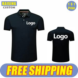 KAISING 여름 남성과 여성 폴로 셔츠 맞춤 로고 자수 인쇄 폴리 에스터 의류 개인 그룹 회사 디자인상의