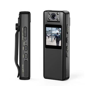 BOBLOV A22 디지털 미니 바디 카메라 1080P 스포츠 DV HD 스크린 자기 야간 투시경 소형 카메라 보모 캠코더 경찰