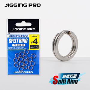 JIGGING PRO 스플릿 링 낚시용 10/15개 스테인레스 스틸 루어 링 낚시 커넥터 스냅 링 낚시 액세서리