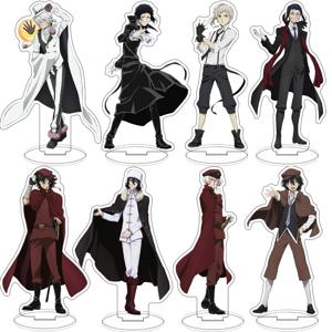 Bungou Stray Dogs 나카지마 아츠시 다자이 츠야 류노스케 아크릴 스탠드 피규어 데스크탑 장식 컬렉션 모델 장난감 선물