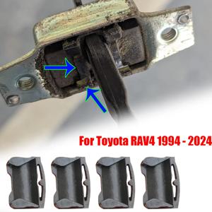 4X 자동차 도어 체크 스트랩 (체크 Assy) 수리 키트 스토퍼 댐핑 클립 Toyota RAV4 XA10 XA20 XA30 XA40 XA50 1994 - 2024 신규