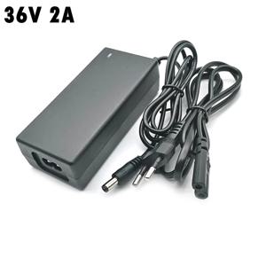 DC42V 2A 스마트 충전기 DC 5.5X2.1mm 10S 리튬 배터리 그룹 36V 8AH 10AH 12AH 14AH용 EU US 플러그 110V 220V AC