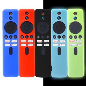 Xiaomi TV Box S (2 세대) 보호 제어 커버 실리콘 용 1 PC 빛나는 실리콘 원격 제어 케이스