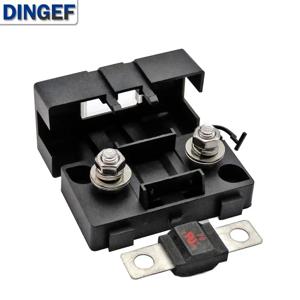 1Set(2PCS) ANS 트럼펫 포크 플러그 퓨즈 32V 40A 50A 60A 70A 80A 100A 125A 150A 200A 볼트 고정 보험 + ANS-8 안전 플레이트 베이스