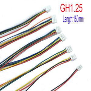 10PCS 마이크로 JST GH 1.25 2P 3P 4P 5P 6PIN 피치 1.25mm 수 플러그 커넥터 (와이어 케이블 포함) 150mm 커넥터 28AWG