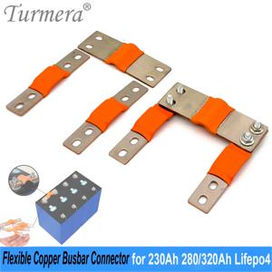 Turmera 12V Busbar Lifepo4 배터리 유연한 구리 커넥터 42mm 56mm 80mm 2mm 400A 230Ah 280Ah 320Ah Lifepo4 배터리 사용