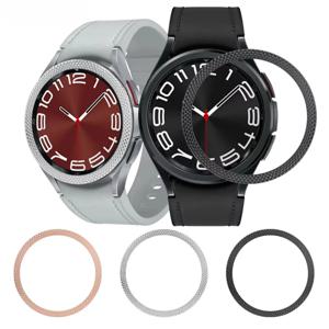 삼성 갤럭시 워치7 6 5 4 클래식 43/47/42/46/40/44mm 워치3 41/45mm용 메탈 베젤 패션 마름모 무늬 보호 링