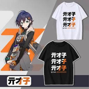 Kawaii Zenless Zone Zero 티셔츠 ACG ARPG 게임 팬 코스프레 그래픽 T 셔츠 코튼 캐주얼 패션 streetwear 남성 여성 Tshirt
