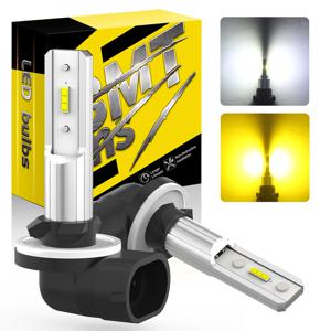 BMTxms 2PCS H27 880 H27W/1 881 H27W/2 H27W LED 안개등 DRL 캔버스 (현대, 스바루, 지프, 포드, 닛산, 기아, 닷지, 캐딜락, GMC 용)