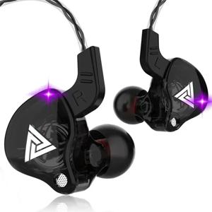 기존 QKZ AK6 구리 드라이버 HiFi 유선 이어폰 레이스 스포츠 헤드폰베이스 스테레오 헤드셋 음악 이어 버드 3.5MM 마이크 포함