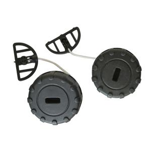 Stihl 017 018 MS170 MS180 전기톱용 검정색 연료 캡 2개 11303500500   전력 장비 액세서리 체인톱 부품