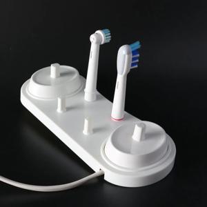 1Pc 오랄 B 전동 칫솔 홀더 브래킷 욕실 스탠드 베이스 지지대(칫솔 헤드용 충전기 구멍 포함)