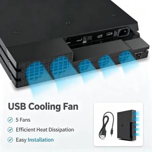 소니 PS4 프로 슬림 게임 콘솔 플레이 스테이션 플레이 스테이션 PS 4 냉장고 USB 인공 호흡기 휴대용 냉각 팬 쿨러 DC 5V