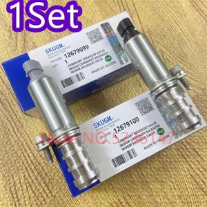 Chevrolet Captiva Equinox Terrain GMC 용 1Set 흡기 및 배기 캠축 위치 액츄에이터 솔레노이드 밸브 키트 12679099 12679100