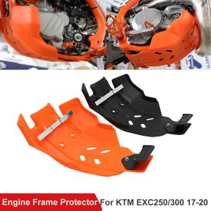 오토바이 엔진 프레임 보호 가드 커버 KTM XCF SXF EXC 250 300 350 2016-2021 먼지 핏 자전거 스키드 플레이트 2 4 스트로크